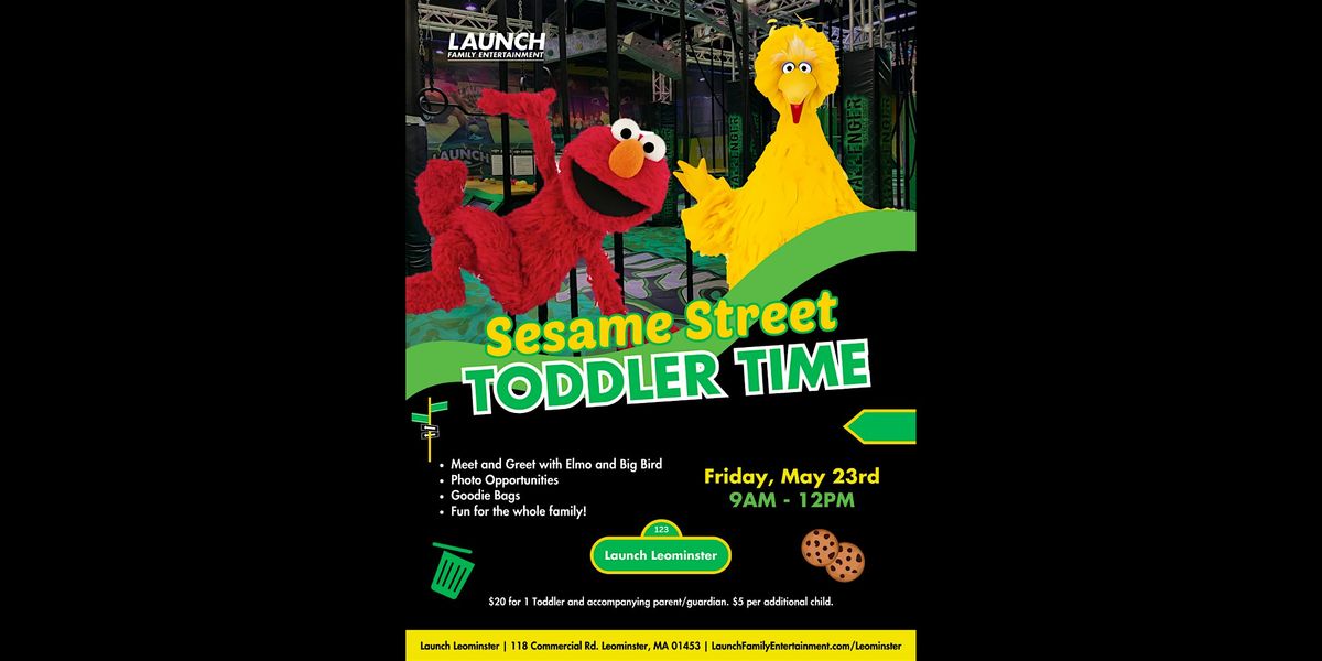 Sesame Street Toddler Time, 23 May | Event in Leominster | AllEvents
