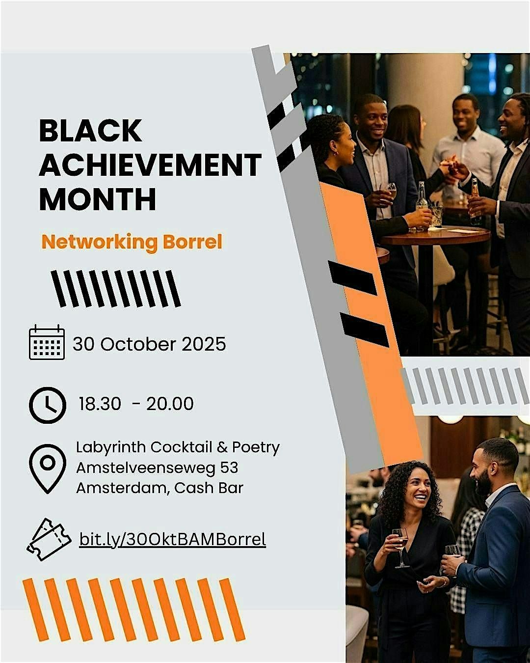 Black Achievement Networking Borrel, 30 October | Event in Amsterdam | AllEvents