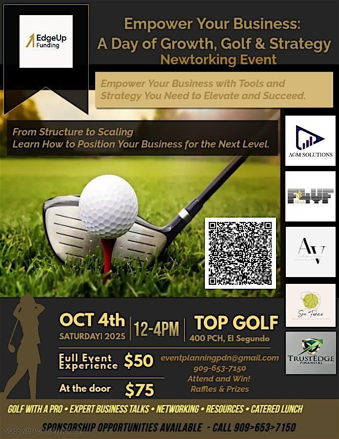 Empower Your Business: A Day of Growth, Golf, Networking & Strategy, 4 October | Event in El Segundo | AllEvents