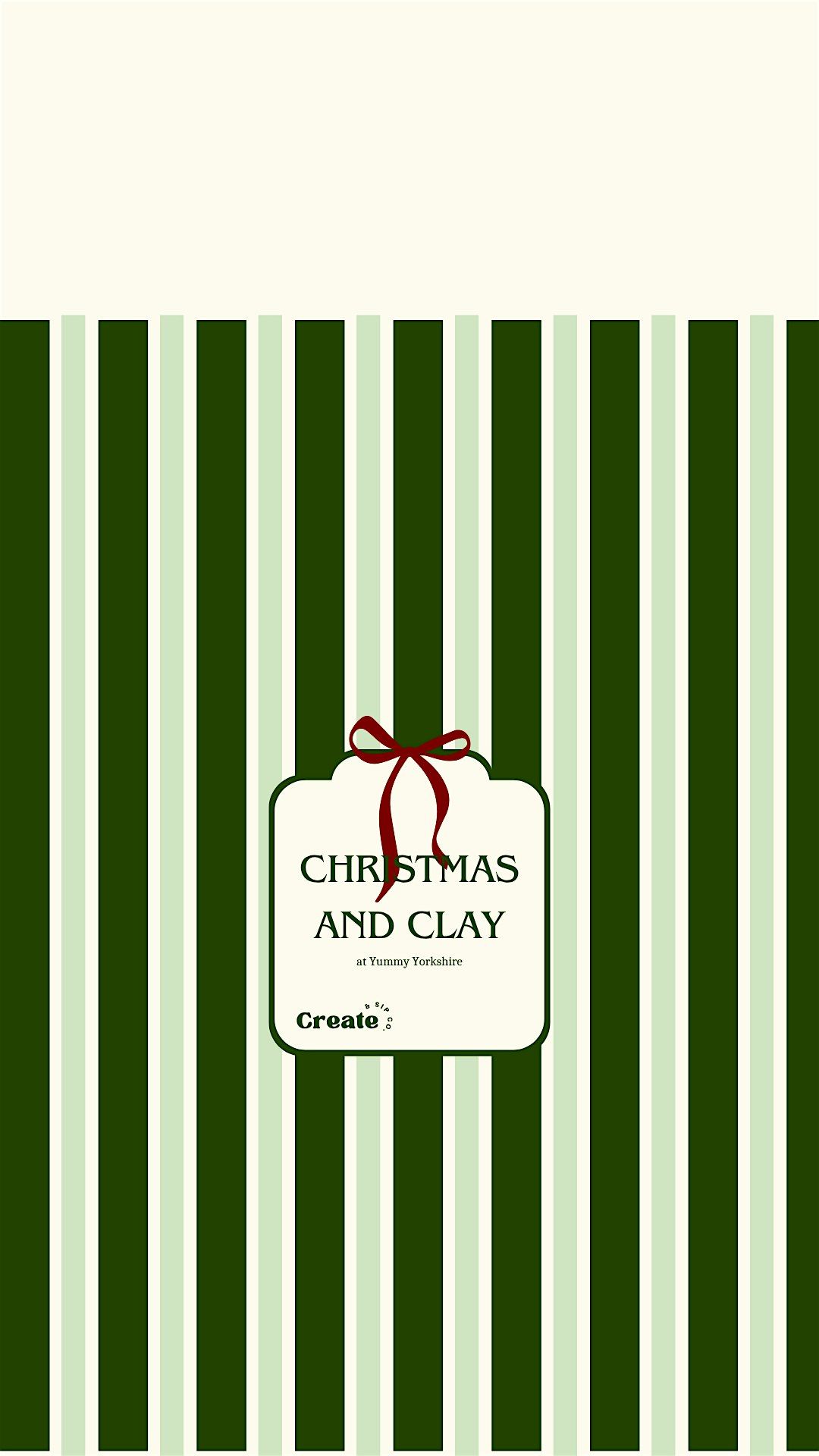 Create and Sip Co. Presents Christmas and Clay at Yummy Yorkshire, 6 December | Event in Huddersfield | AllEvents