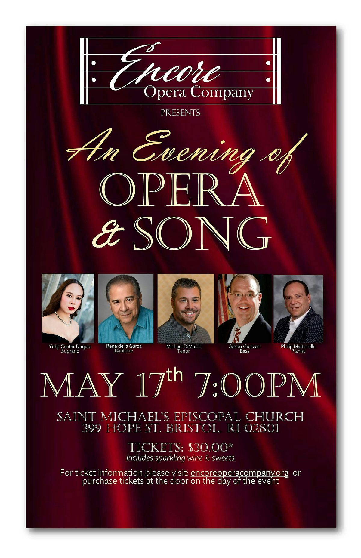 An Evening of Opera & Song, 17 May | Event in Bristol | AllEvents