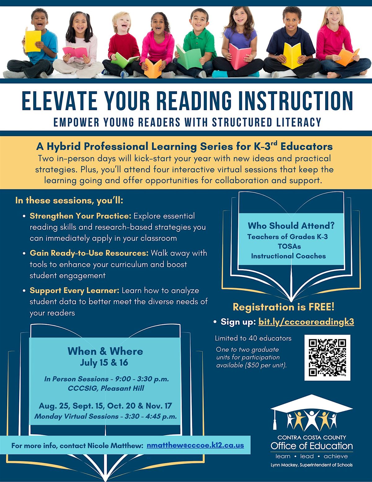 Elevate Your Reading Instruction: K-3 Readers w/Structured Literacy, 15 July | Event in Pleasant Hill | AllEvents