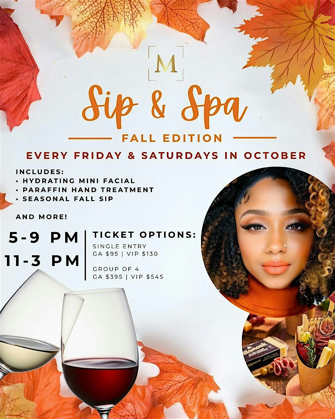 Sip & Spa Fall Edition, 3 October | Event in Farmington | AllEvents