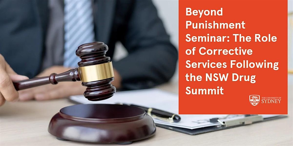 Beyond Punishment Seminar: The Role of Corrective Services, 1 December | Event in Camperdown | AllEvents