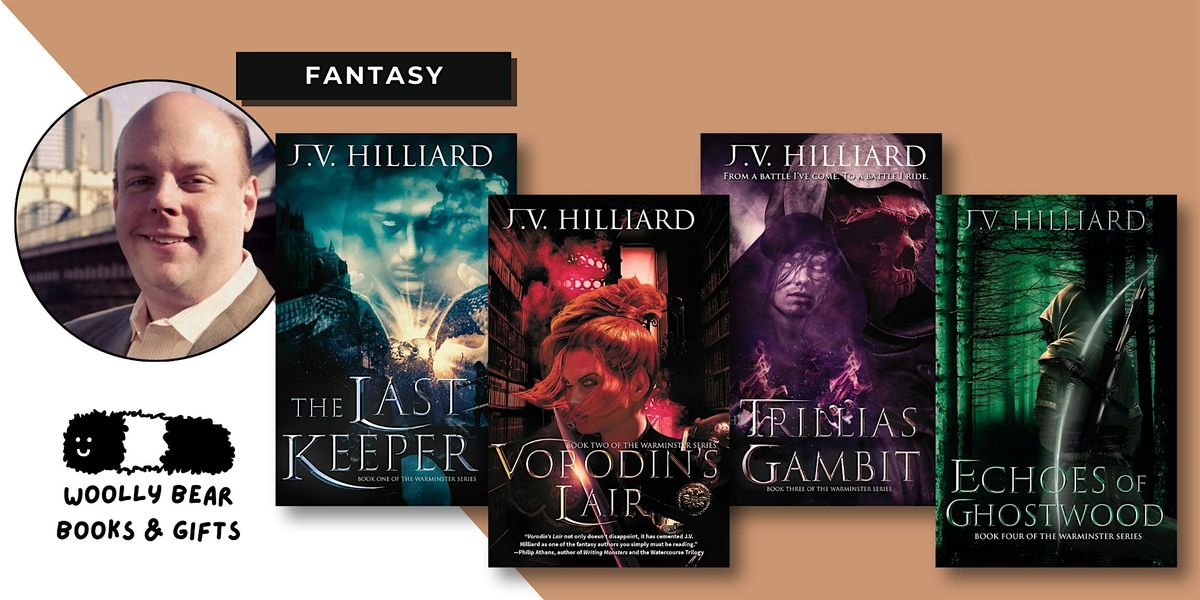 AUTHOR EVENT: J.V. Hilliard (Fantasy Series), 8 November | Event in Carnegie | AllEvents