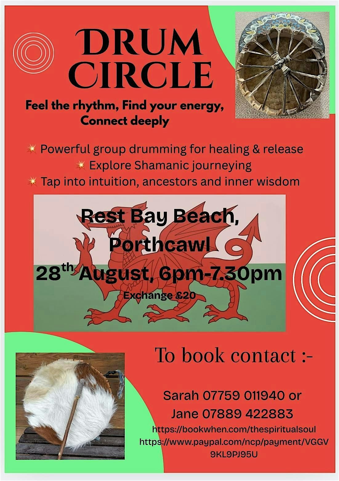 Drum Circle and Shamanic Journey, 28 August | Event in Swansea | AllEvents