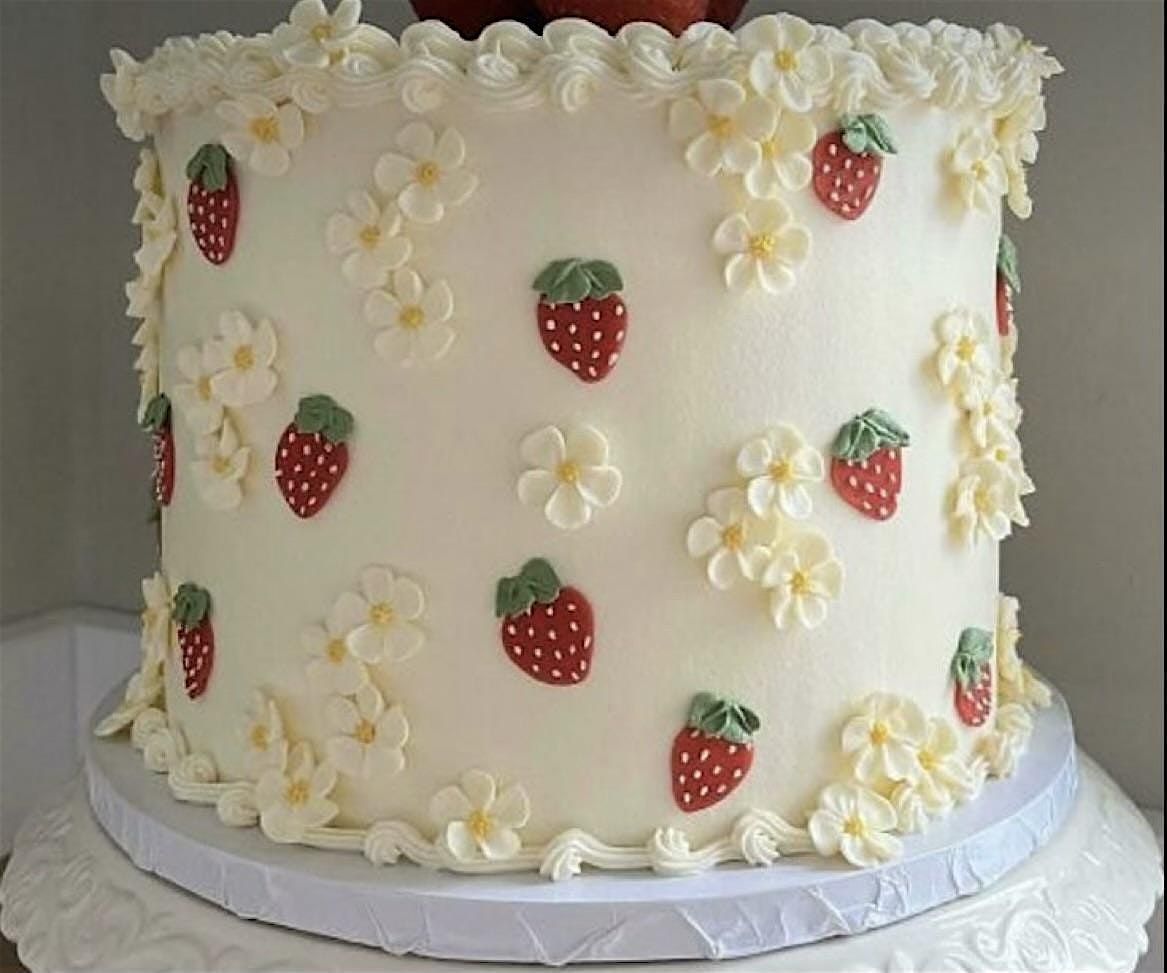 Sweet & Summery Strawberry Cake Decorating Class, 2 August | Event in Buffalo | AllEvents