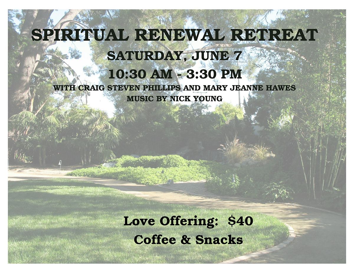 Spiritual Renewal Retreat, 7 June | Event in Tustin | AllEvents