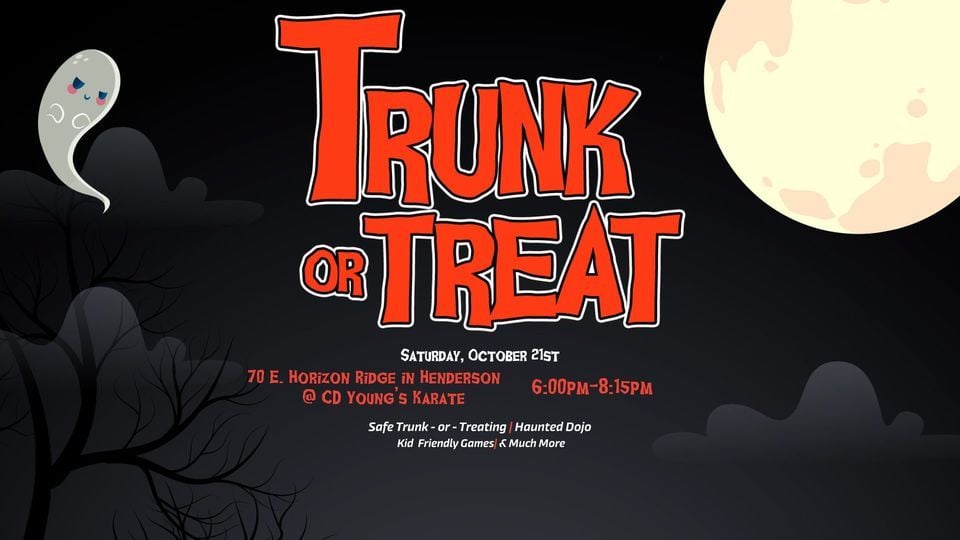 Hendersons Best Trunk or Treat & Haunted Dojo, CD Young's Karate in