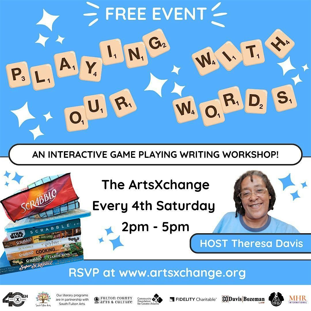 Playing With Our Words 8-23-25, 23 August | Event in East Point | AllEvents