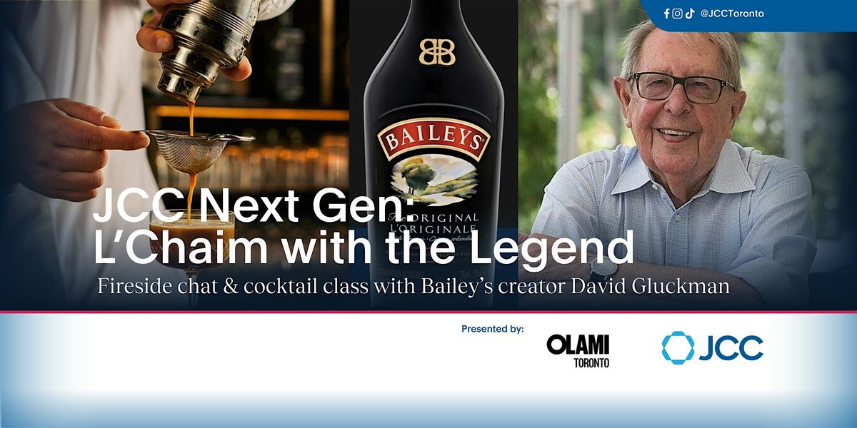 JCC Next Gen: L'Chaim with the Legend, 29 November | Event in Toronto | AllEvents