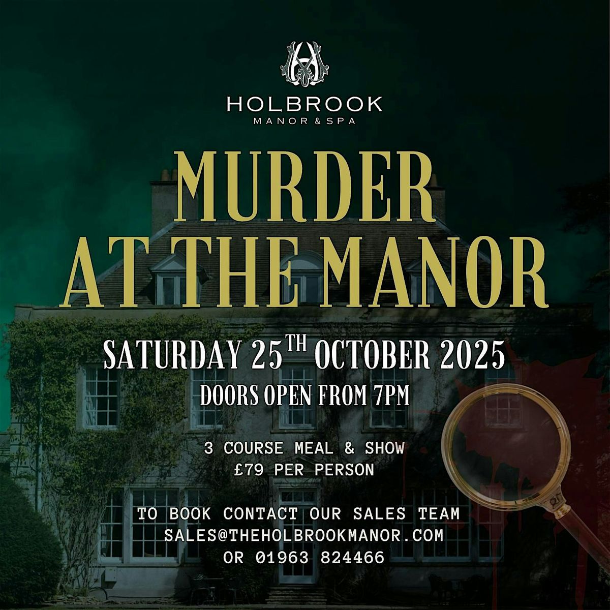 M**der at the Manor, 25 October | Event in Wincanton | AllEvents