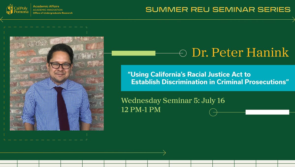 Wednesday Summer Seminar Series, 16 July | Event in Pomona | AllEvents