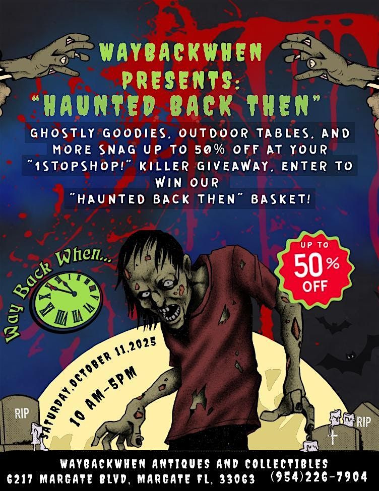 WayBackWhen Holiday Sale Event | Event in Margate | AllEvents