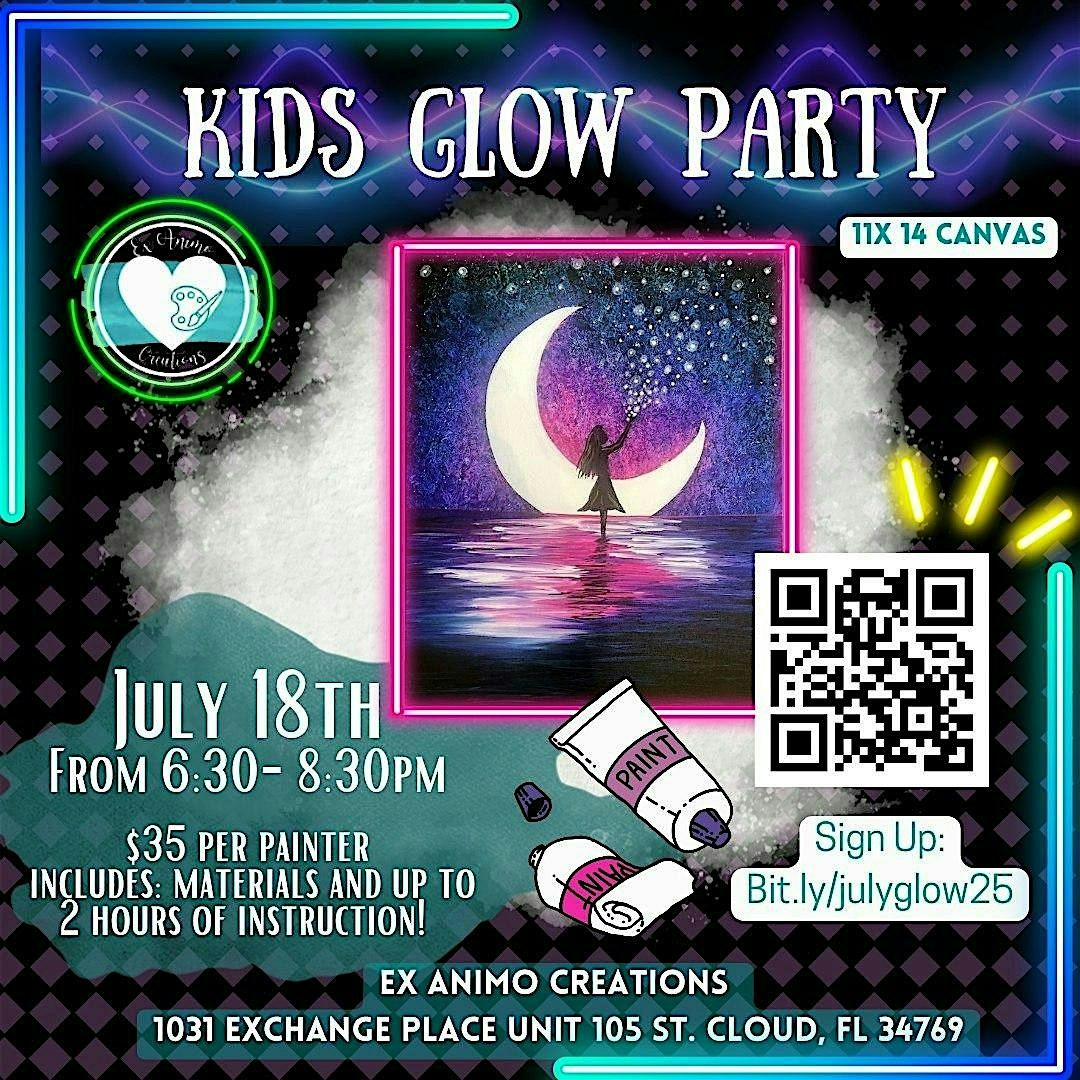 July Kids Glow Party!, 18 July | Event in St. Cloud | AllEvents