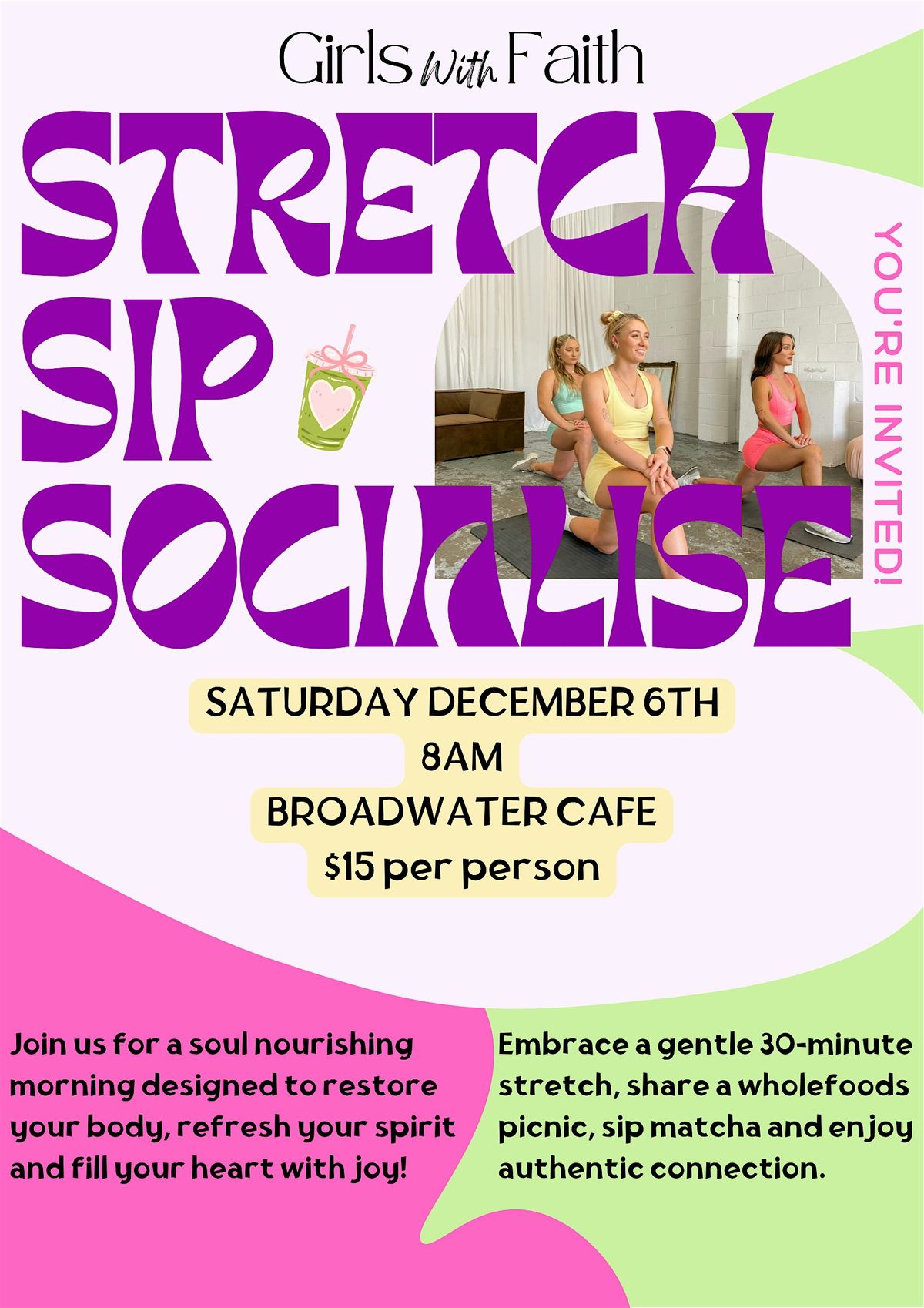 Stretch, Sip & Socialise, 6 December | Event in Southport | AllEvents