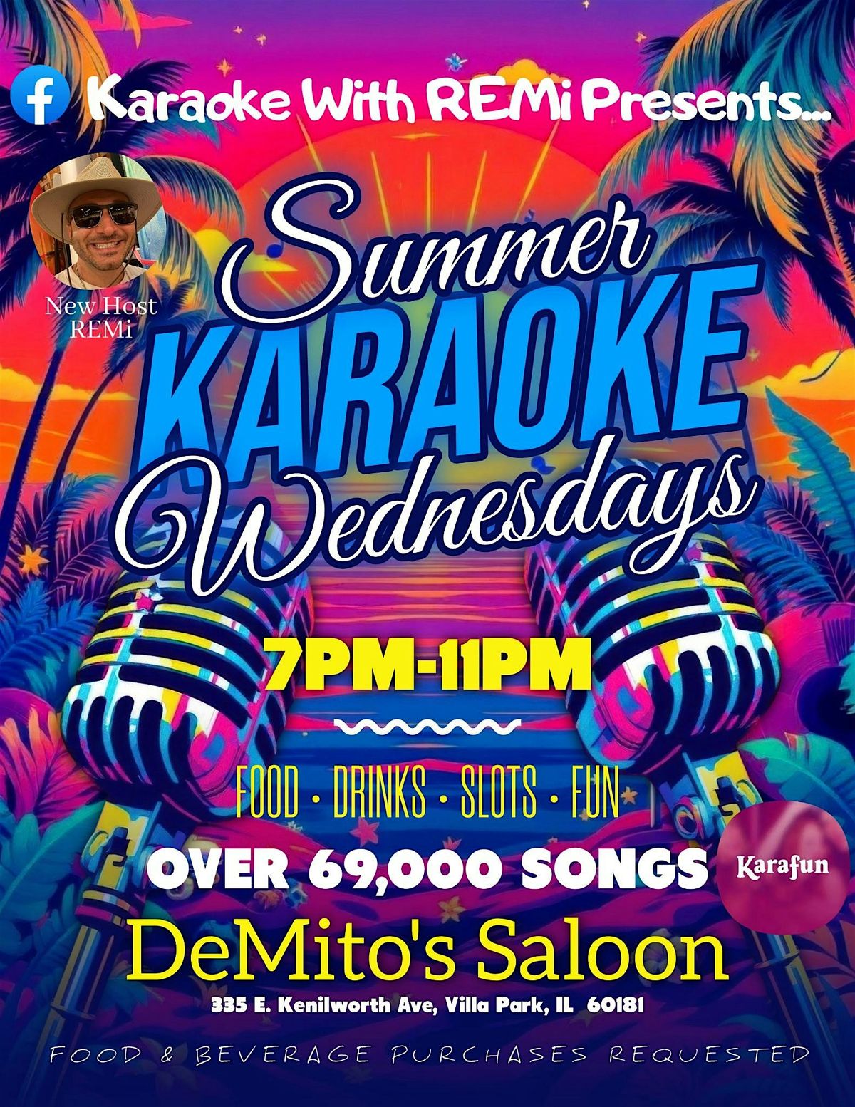 Karaoke With REMi at DeMito's Saloon in Villa Park on Wednesdays | Event in Villa Park | AllEvents