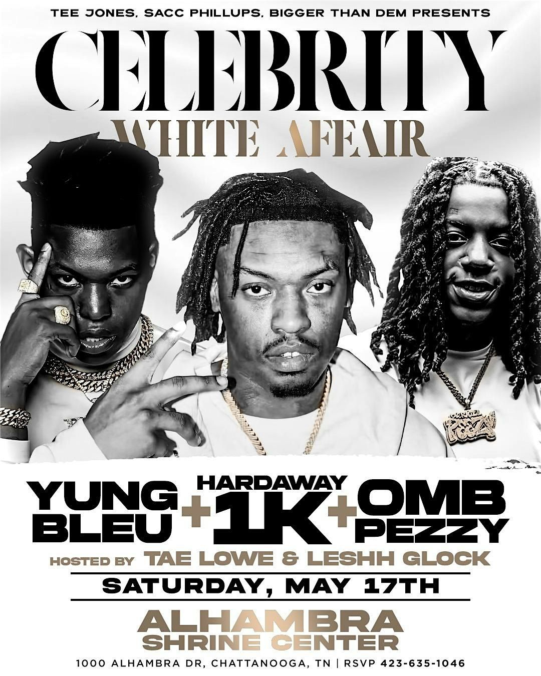 Celebrity White Affair, 17 May | Event in Chattanooga | AllEvents