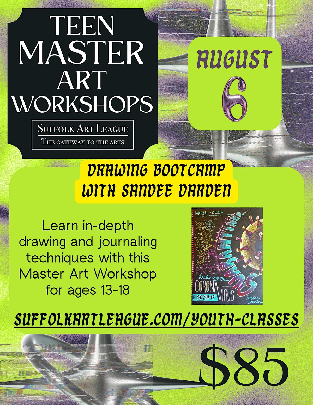 Drawing/Journaling Bootcamp Teen Master Art Workshop, 6 August | Event in Suffolk | AllEvents