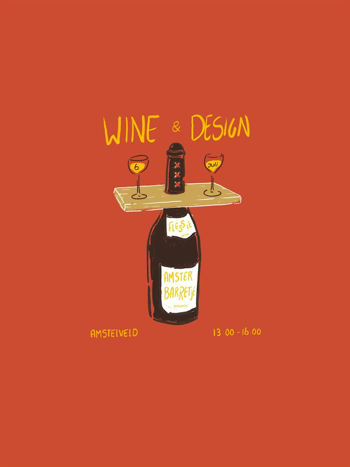 WINE & DESIGN x 'T AMSTERBARRETJE, 6 July | Event in Amsterdam | AllEvents