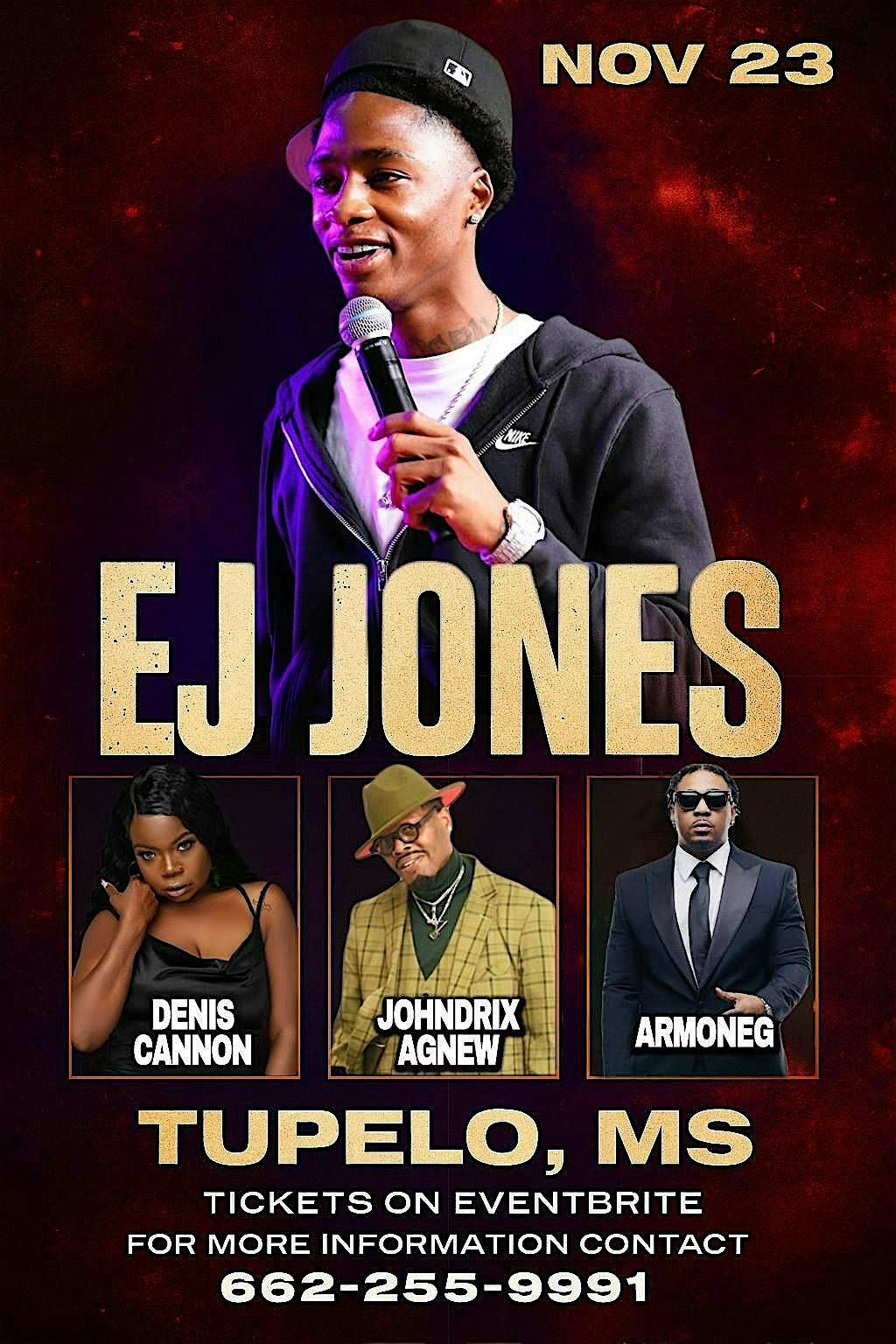 Night of Soul Music featuring EJ JONES & others!, 23 November | Event in Tupelo | AllEvents