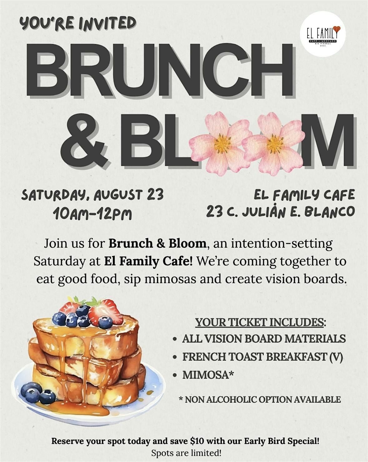 Brunch & Bloom, 23 August | Event in San Juan | AllEvents