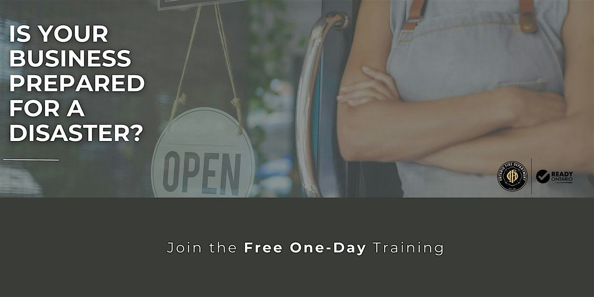 Business Preparedness Workshop, 26 August | Event in Ontario | AllEvents