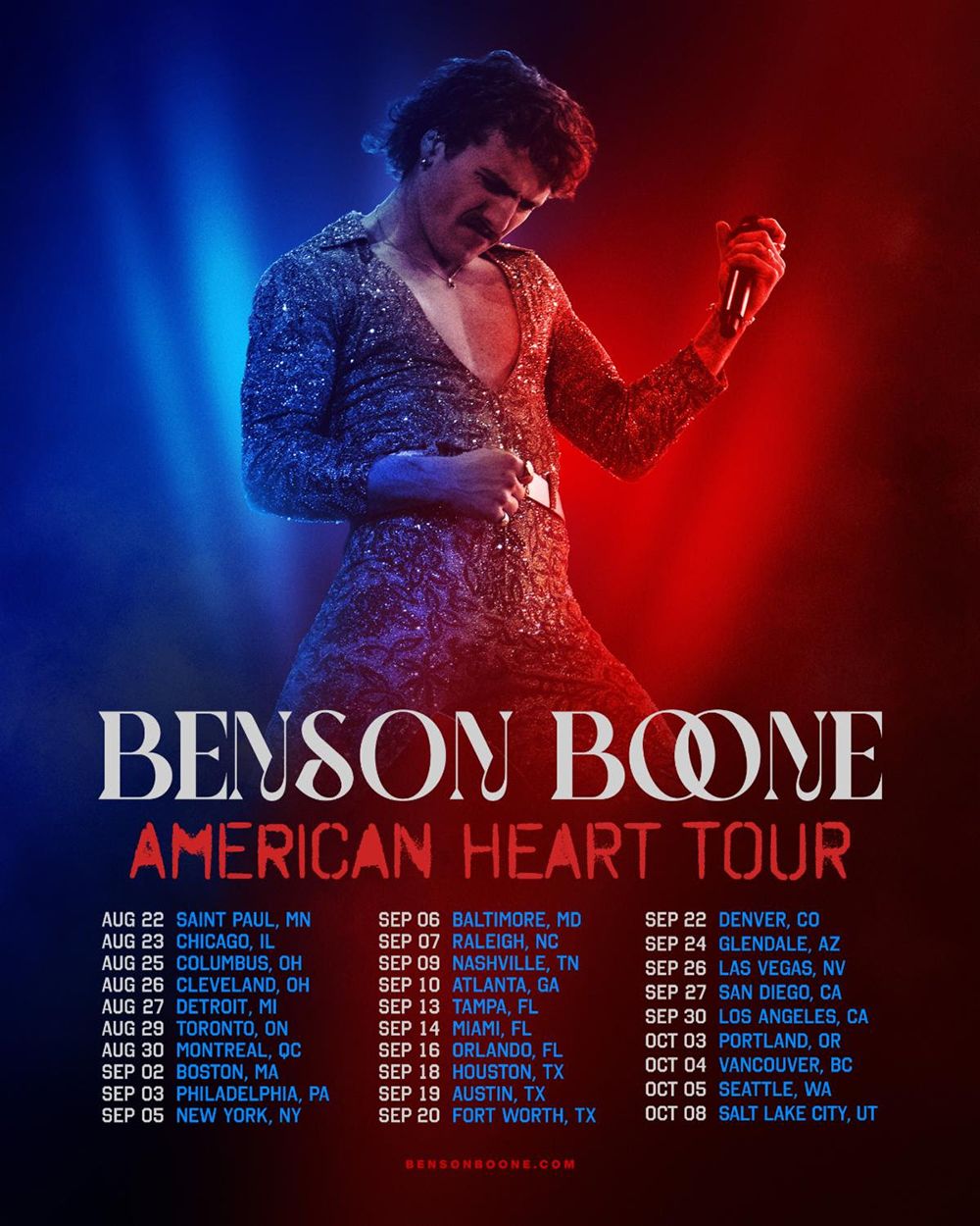 Benson Boone Chicago Tickets, 23 August | Event in Chicago | AllEvents
