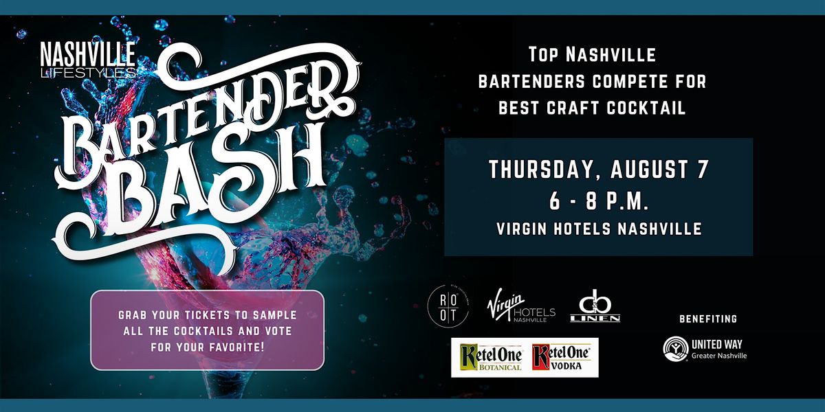 Bartender Bash 2025, 7 August | Event in Nashville | AllEvents