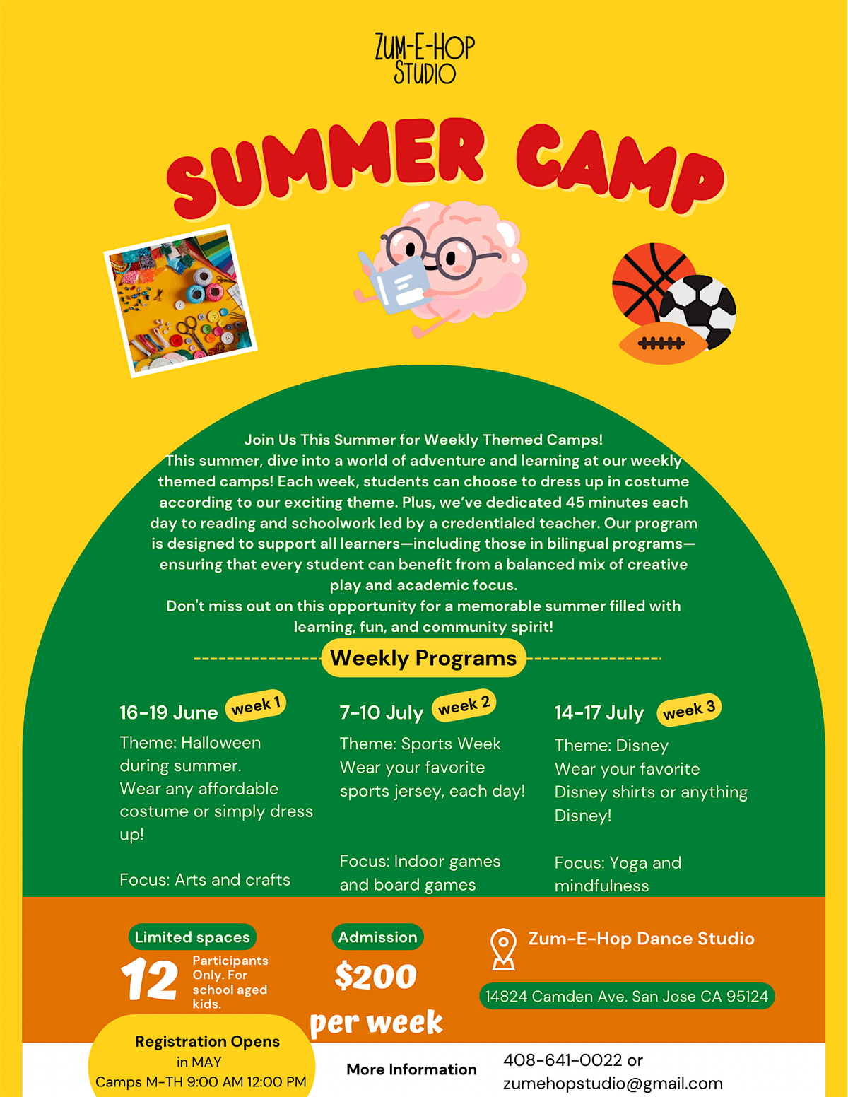 Summer Camps, 16 June | Event in San Jose | AllEvents