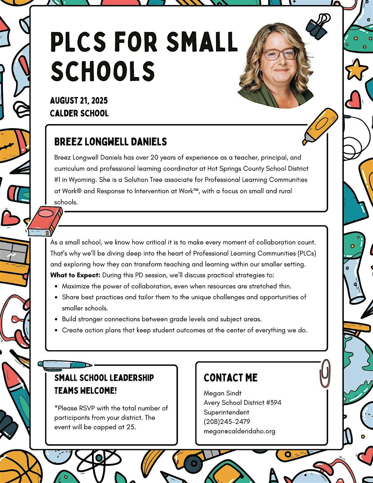 Small Schools Culture of Learning Workshop, 21 August | Event in Calder | AllEvents