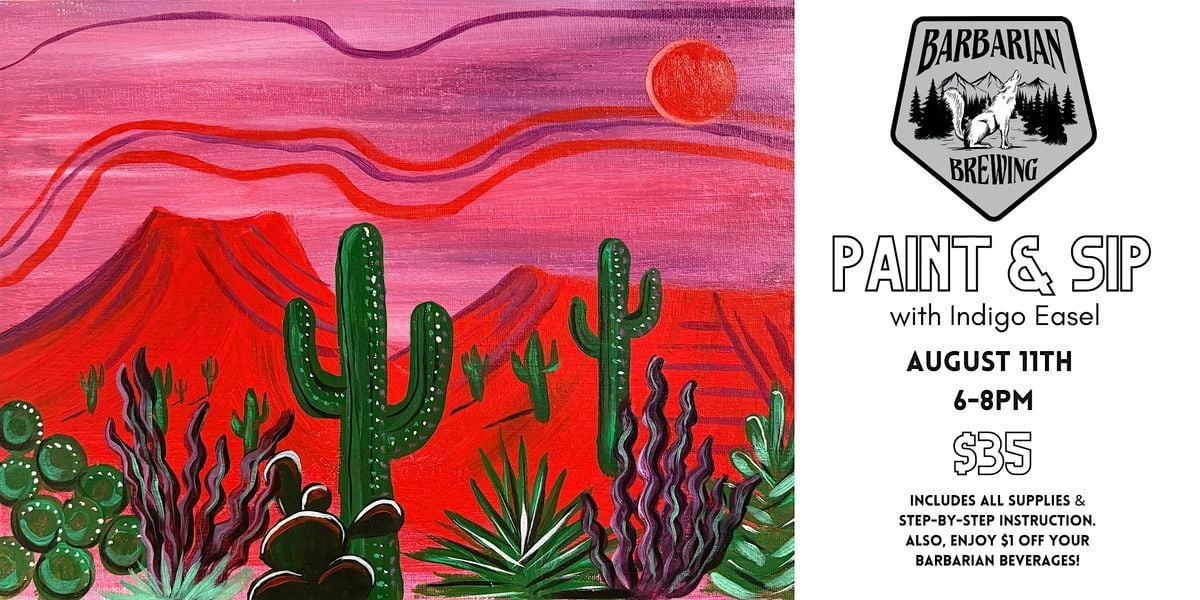 Paint and Sip at Barbarian Brewing in Garden City, ID, 11 August | Event in Boise | AllEvents