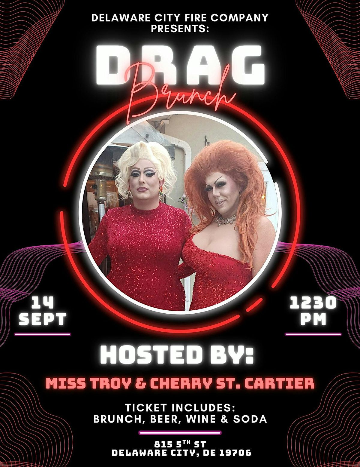 DCFC Drag Brunch, 14 September | Event in Delaware City | AllEvents