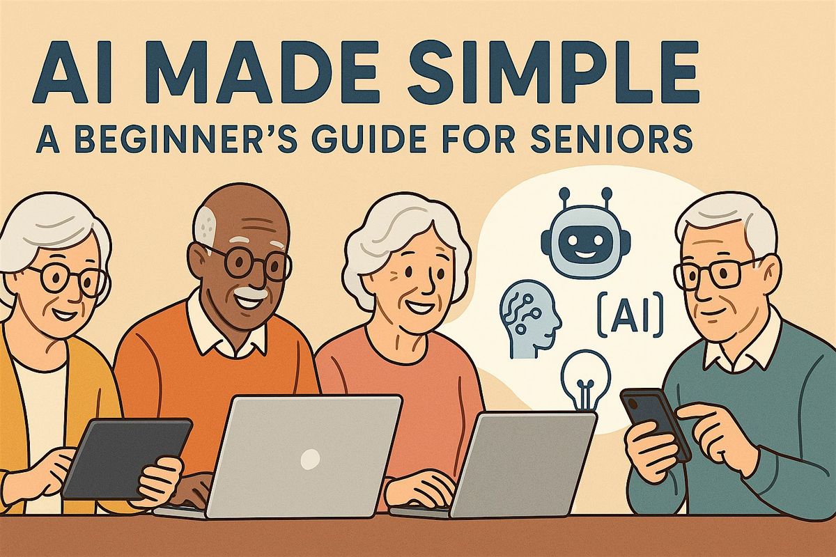 AI Made Simple: A Beginner’s Guide for Seniors presented by Rewired GVL, 20 August | Event in Greenville