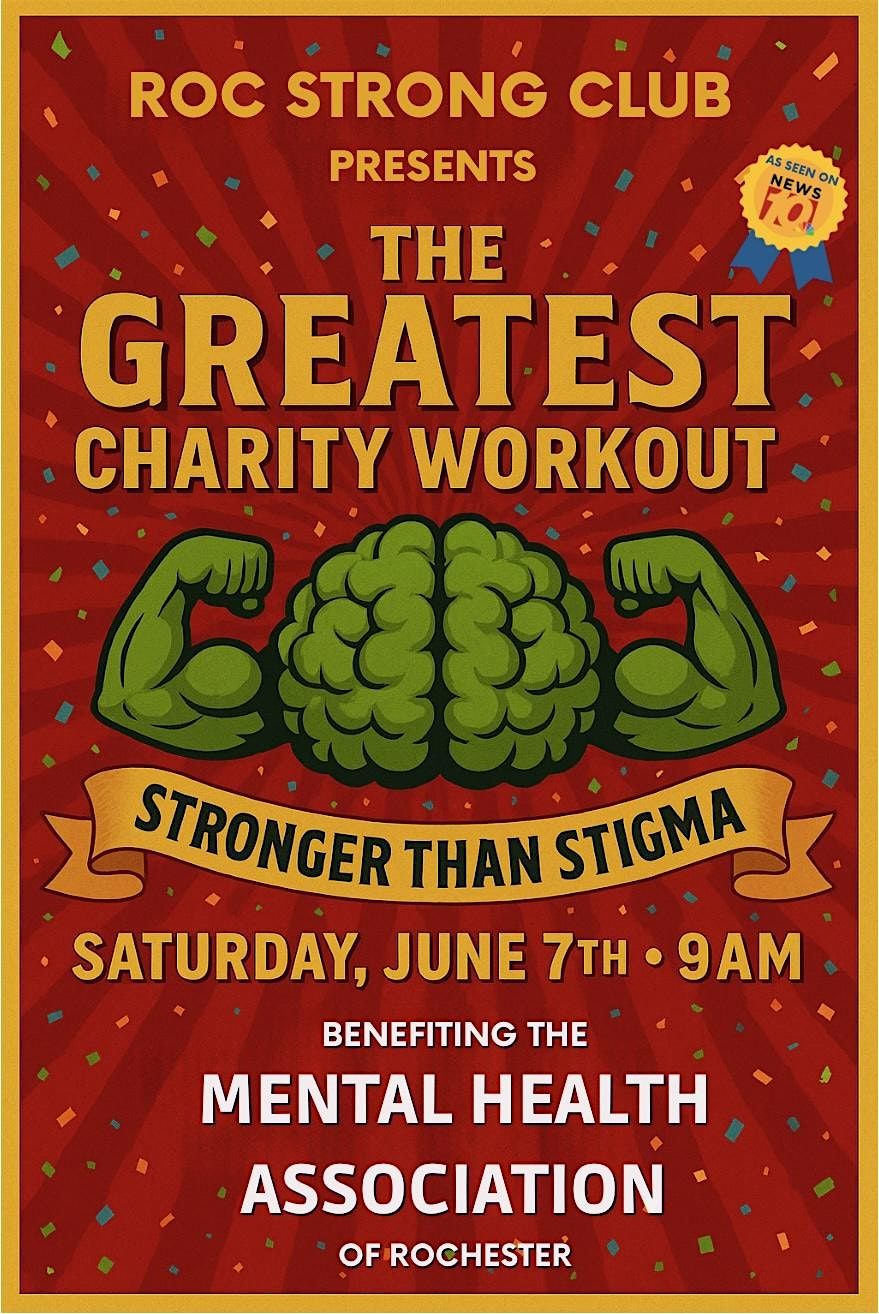 Greatest Charity Workout w/ the Mental Health Association, 7 June | Event in Webster | AllEvents