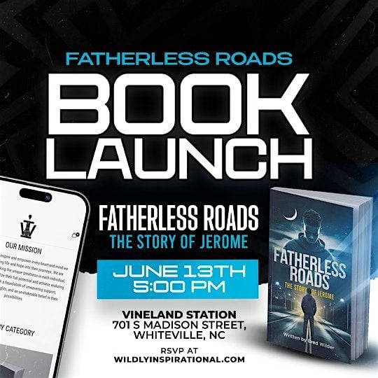 Fatherless Roads Book Launch, 13 June | Event in Whiteville | AllEvents