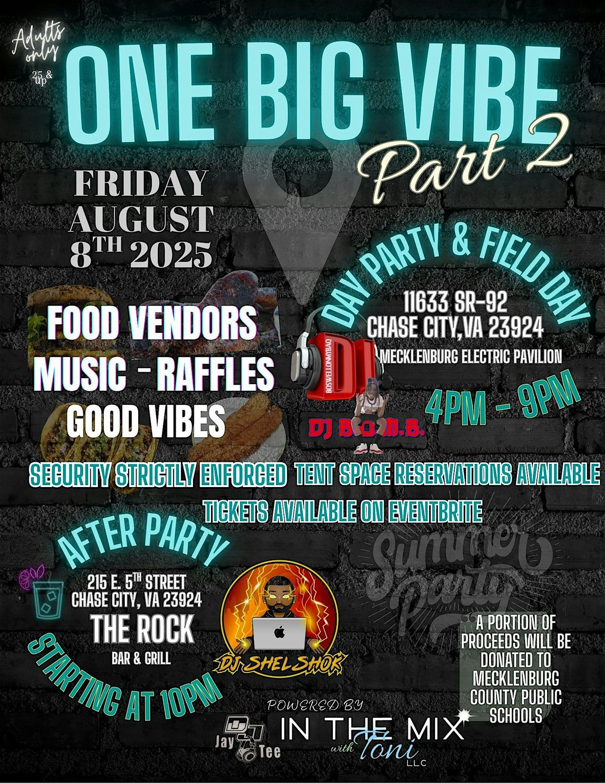 ONE BIG VIBE 2, 8 August | Event in Chase City | AllEvents