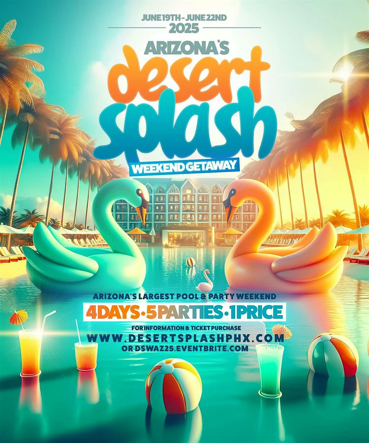 Arizona Desert Splash Weekend Getaway 2025, 19 June | Event in Mesa | AllEvents