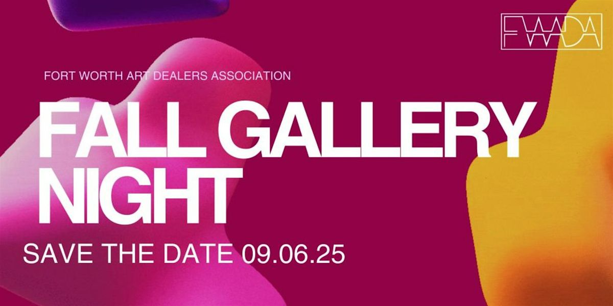 FWADA Fall Gallery Night SiNaCa Studios Demos, 6 September | Event in Fort Worth | AllEvents