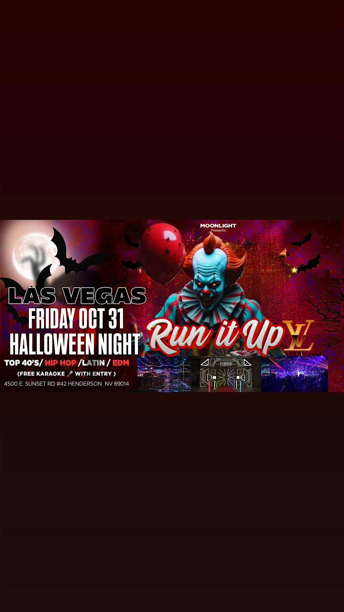 18+FRIDAY OCT 31 SINNERS CIRCUS LAS VEGAS RUN IT UP EVENTS FREE W/RSVP, 31 October | Event in Henderson | AllEvents