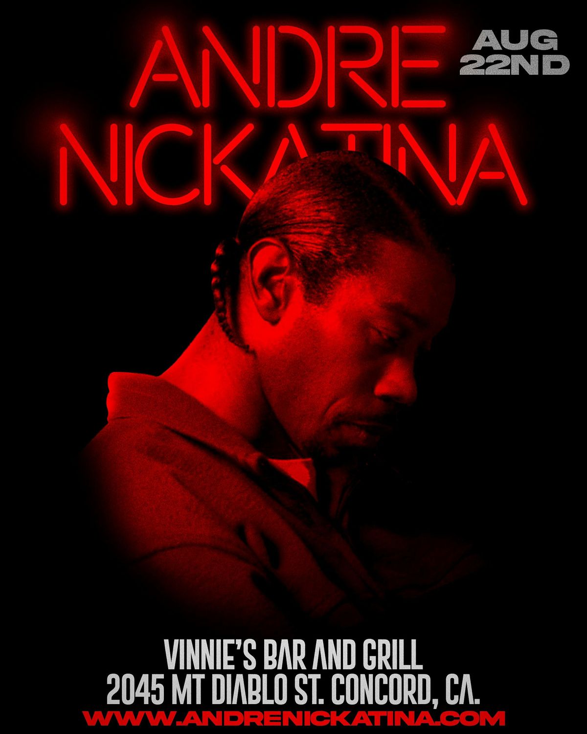 Andre Nickatina at Vinnie's Concord, 22 August | Event in Concord | AllEvents