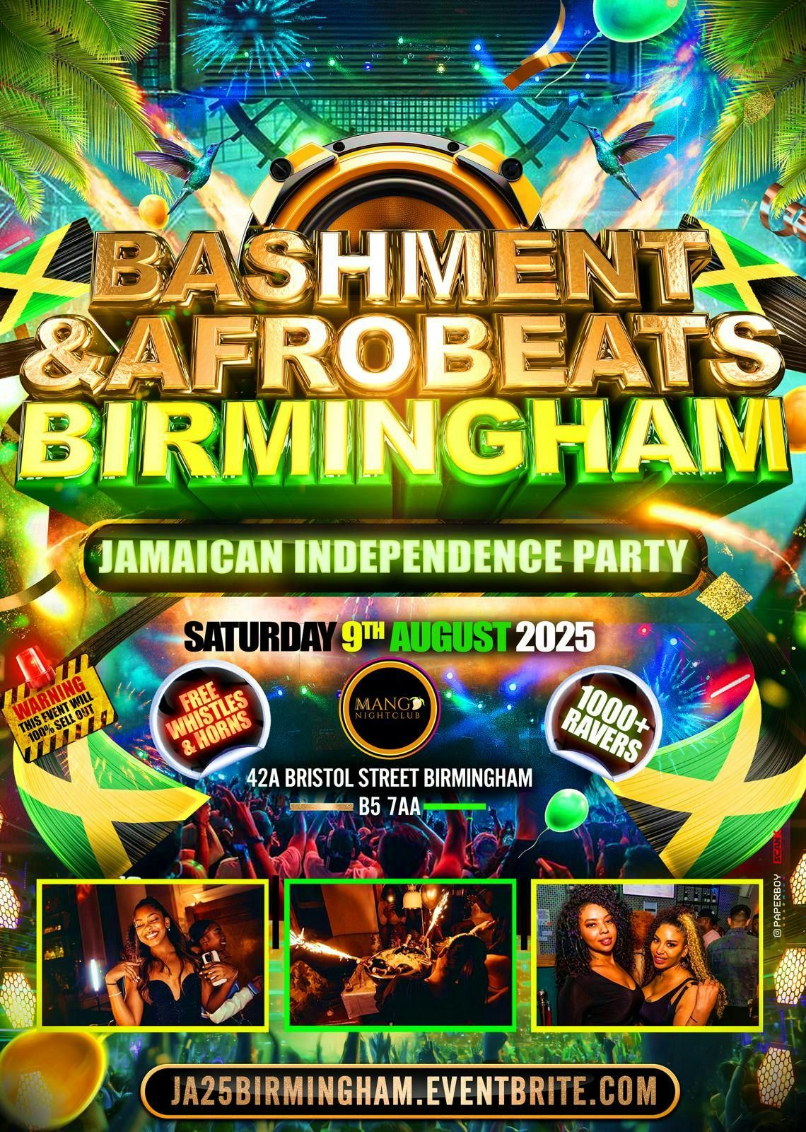 Bashment &amp; Afrobeats Birmingham - Jamaican Independence Party, 8 August | Event in Birmingham | AllEvents