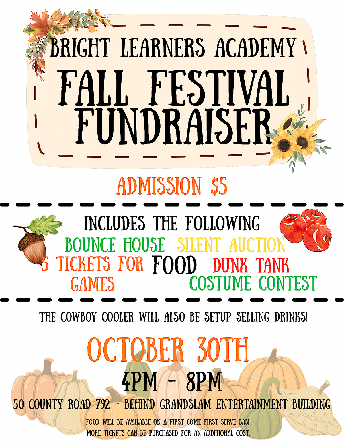 Bright Learners Academy Fall Festival Fundraiser, 30 October | Event in Brookland | AllEvents