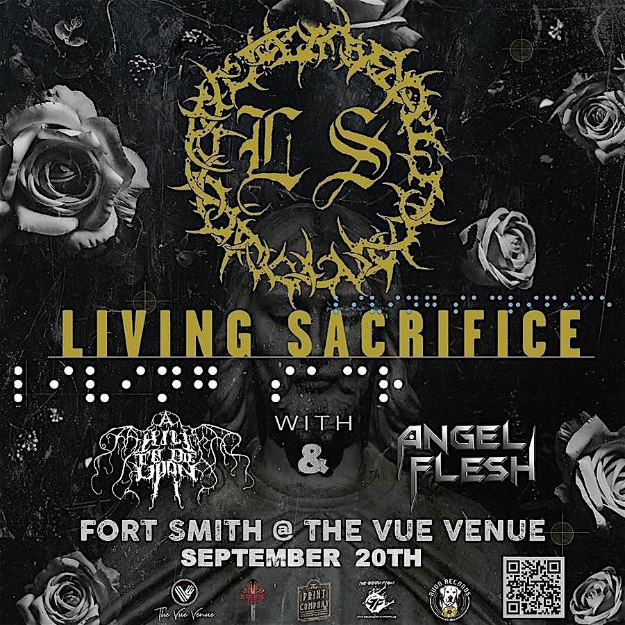 Living Sacrifice   A Hill To Die Upon  &  Angel Flesh, 20 September | Event in Fort Smith | AllEvents