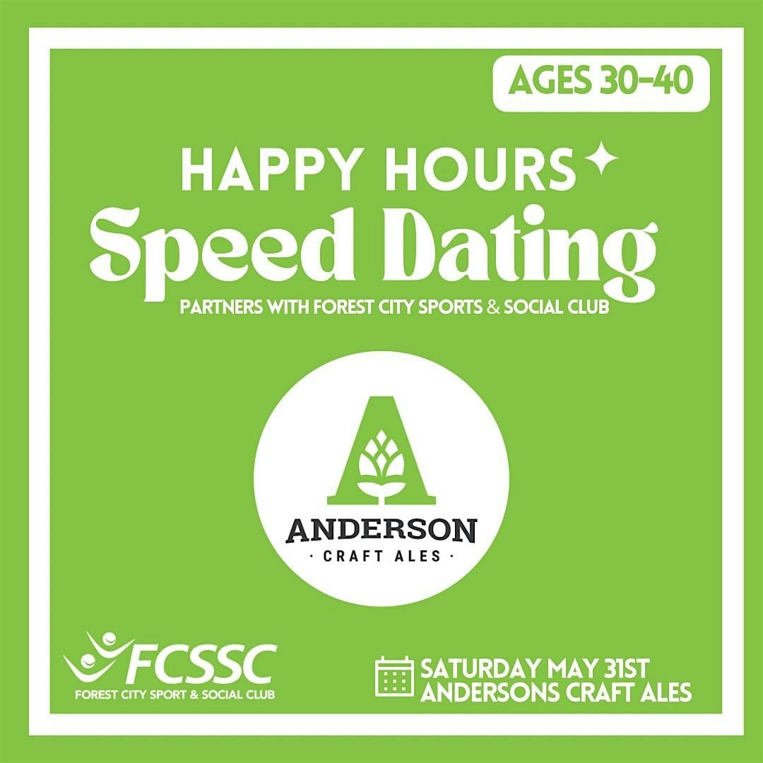 Happy Hour Speed Dating Collab W/ Forest City Sports&Social Club Ages 30-40, 31 May | Event in London