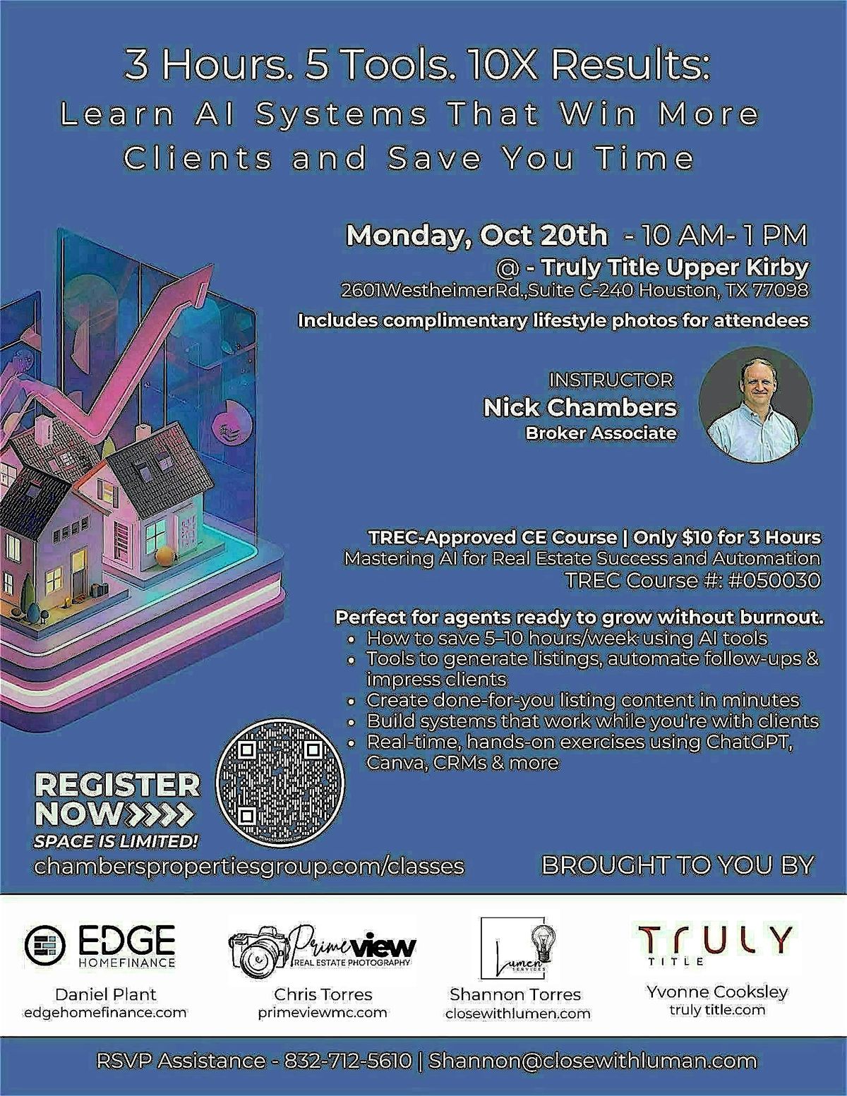 3 Hours. 5 Tools. 10X Results, 20 October | Event in Houston | AllEvents