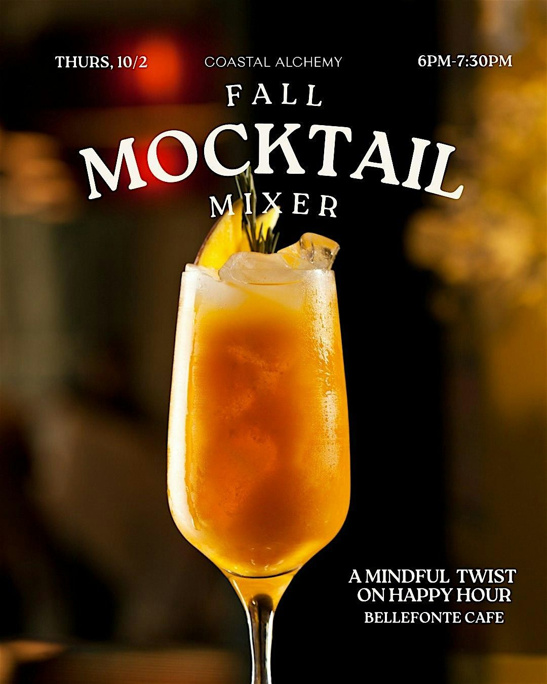 Fall Mocktail Mixer, 2 October | Event in Wilmington | AllEvents