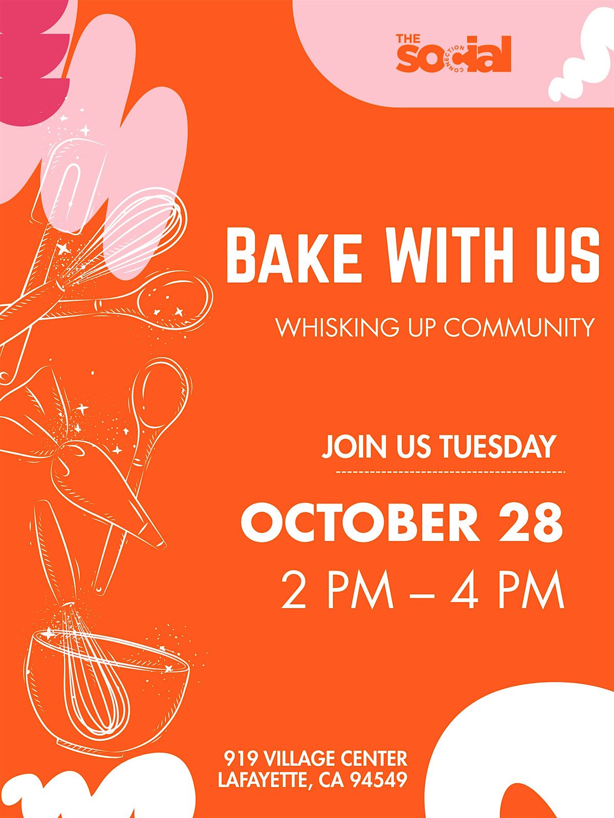 Bake With Us, 28 October | Event in Lafayette | AllEvents