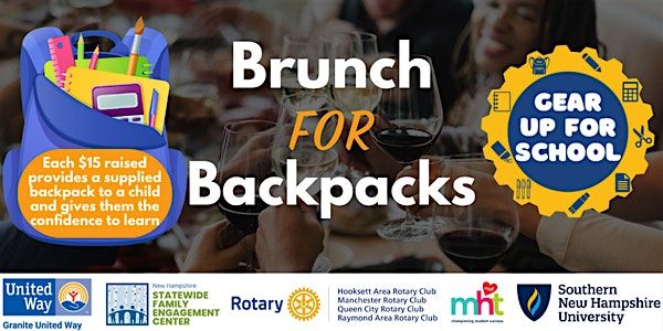 Brunch for Backpacks, 13 July | Event in Hooksett | AllEvents