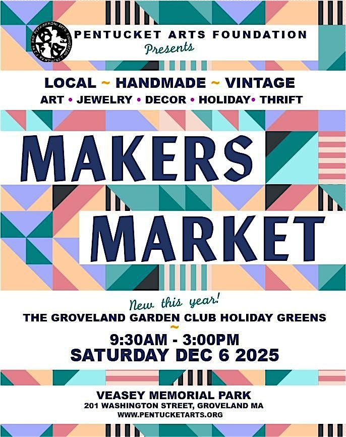 Makers Market presented by Pentucket Arts Foundation, 6 December | Event in Groveland | AllEvents